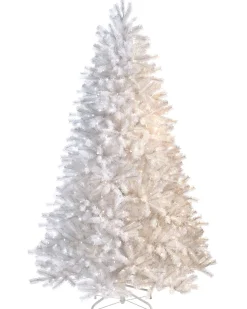 WeRChristmas Pre-Lit Mixed Pine White Christmas Tree, 10 Ft
