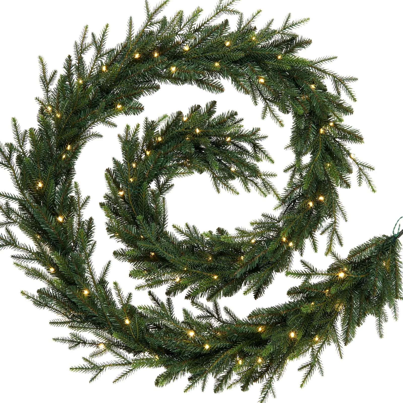 WeRChristmas Pre-Lit Multi-Function Douglas Fir Garland, 18 Ft