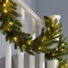 WeRChristmas Pre-Lit Multi-Function Garland, 18 Ft
