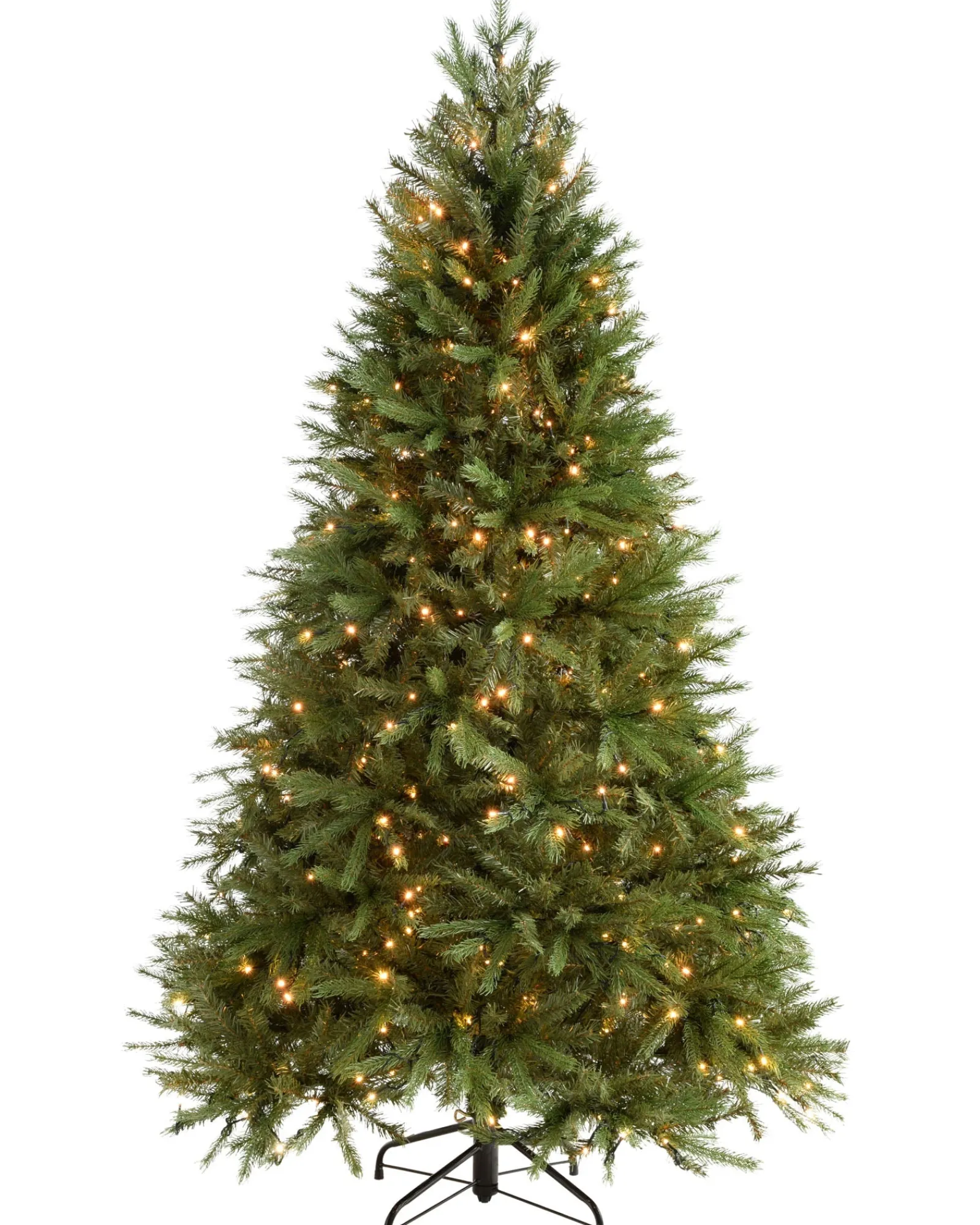 WeRChristmas Pre-Lit Regal Spruce Multi-Function Christmas Tree, 7 Ft