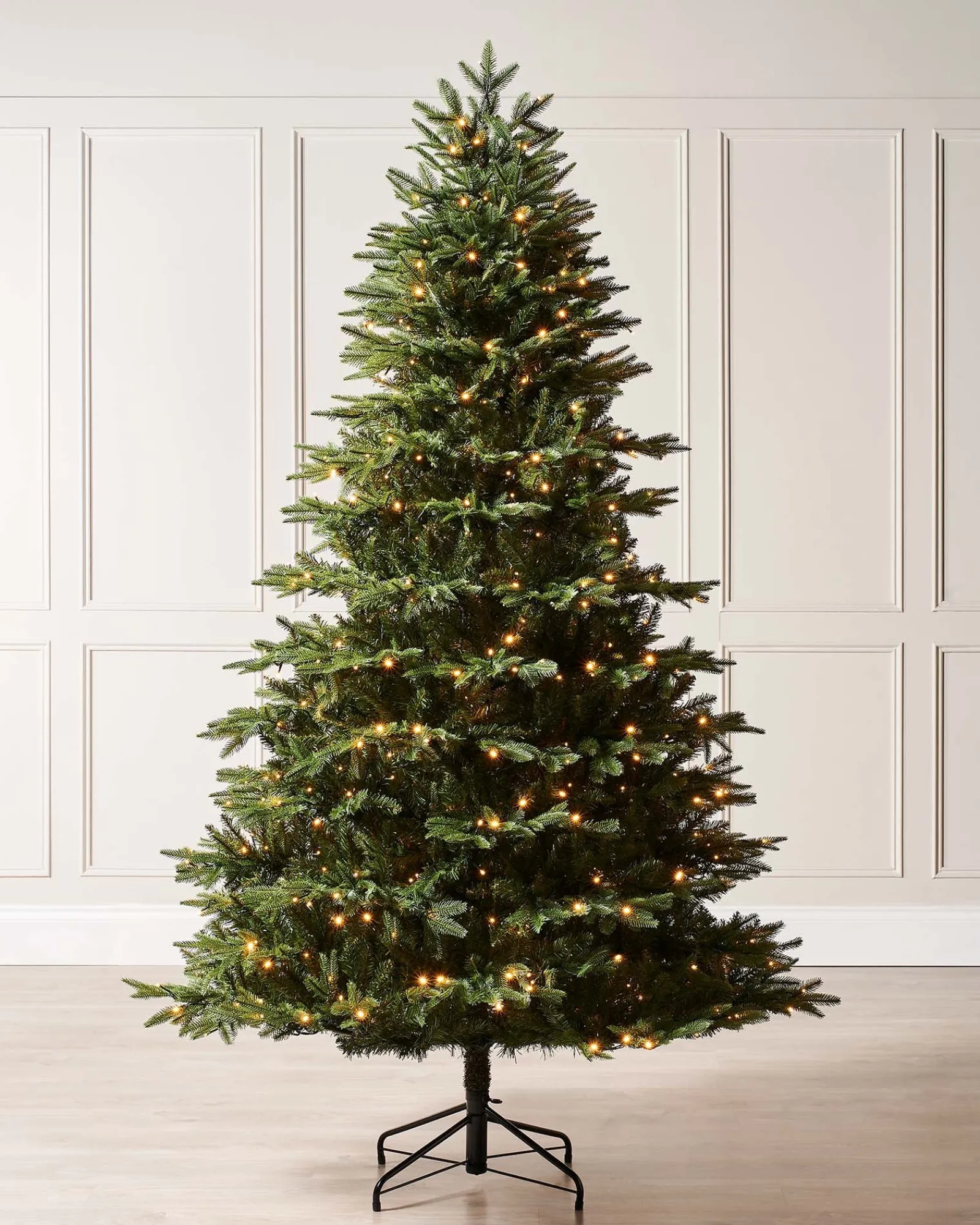 WeRChristmas Pre-Lit Royal Fir Multi-Function Christmas Tree, 7 Ft
