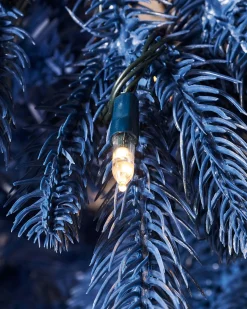 WeRChristmas Pre-Lit Sapphire Blue Christmas Tree, 5 Ft