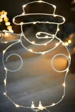 WeRChristmas Pre-Lit Snowman Pathway Stake Light, 60 Cm