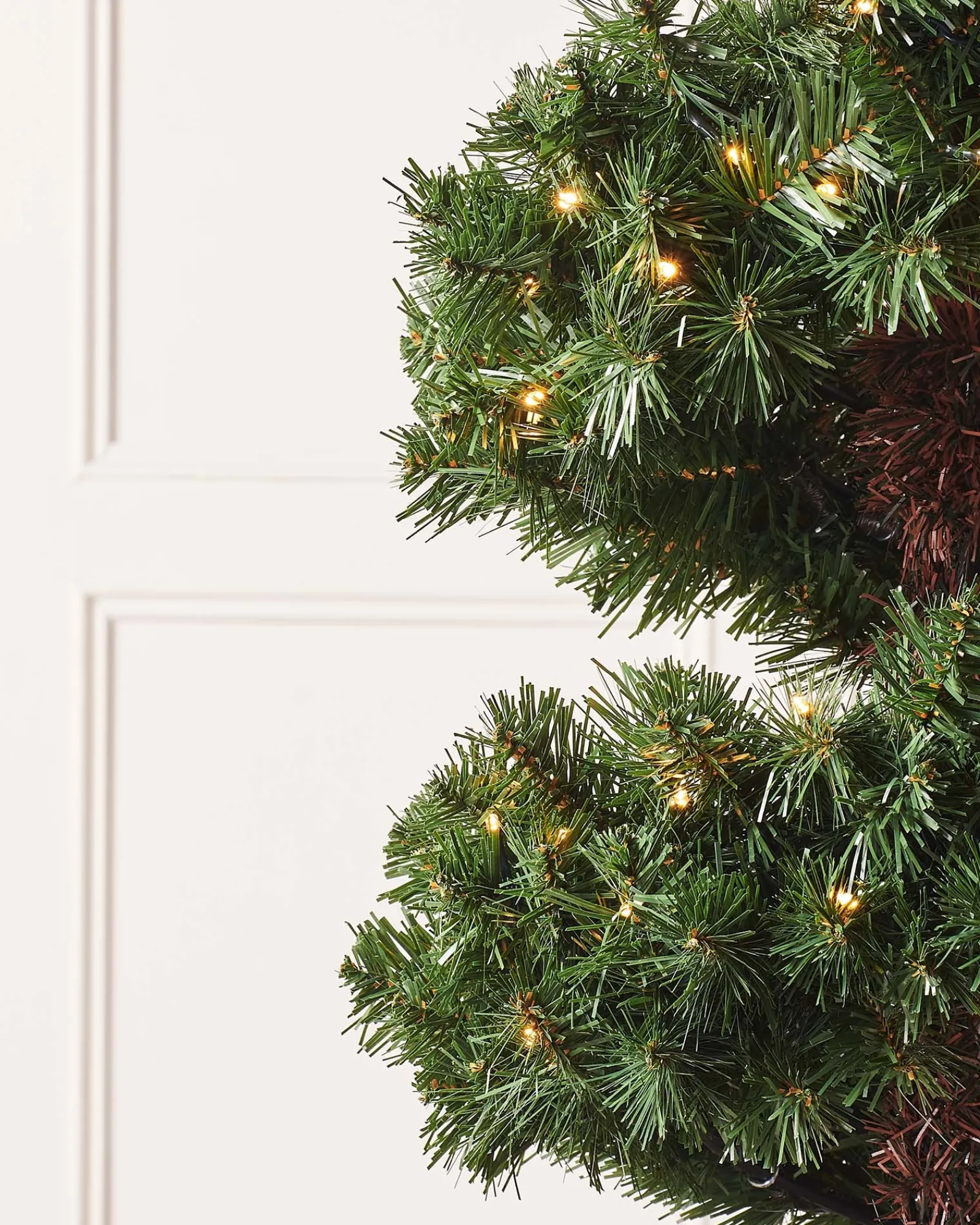 WeRChristmas Pre-Lit Spiral Potted Christmas Tree, 6 Ft