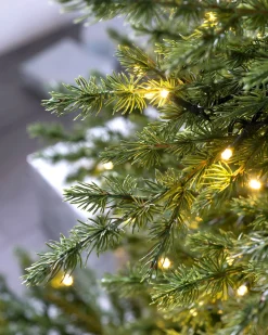 WeRChristmas Pre-Lit Traditional Fir Multi-Function Christmas Tree, 9 Ft