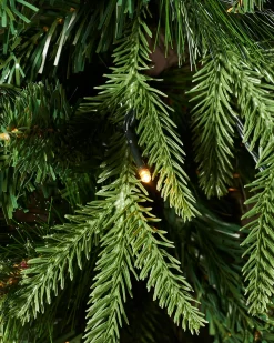 WeRChristmas Pre-Lit Victorian Mixed Tip Berries & Pinecones Christmas Tree, 7 Ft