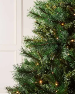 WeRChristmas Pre-Lit Victorian Pine Christmas Tree, 6 Ft