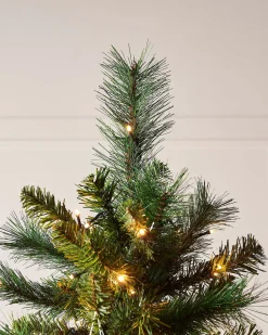 WeRChristmas Pre-Lit Victorian Pine Christmas Tree, 6 Ft