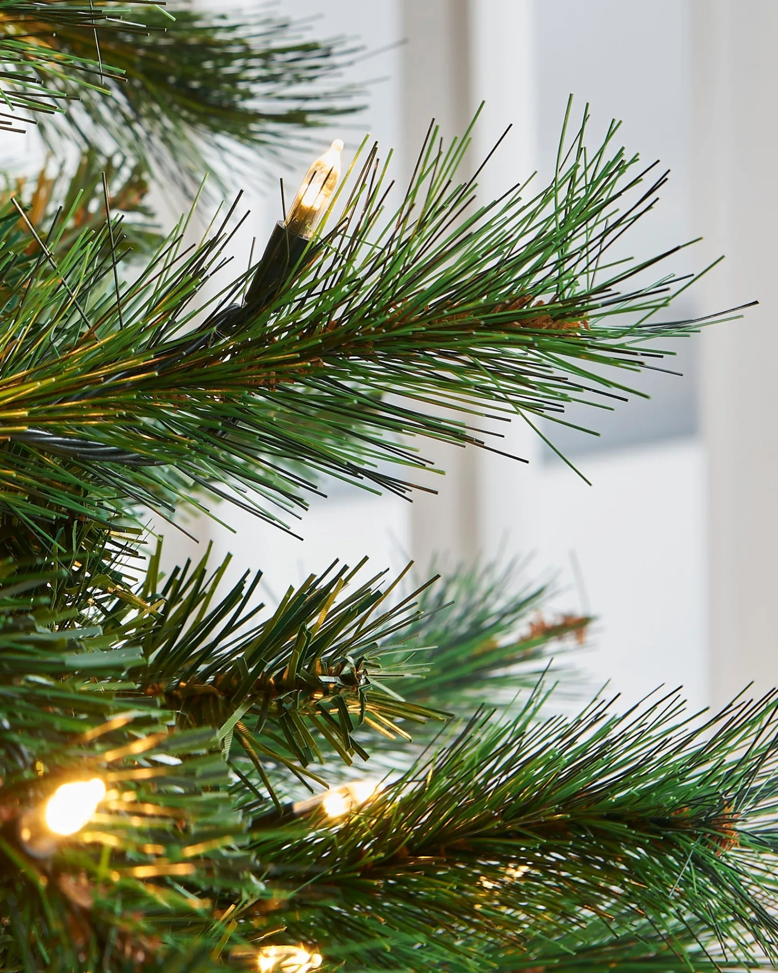 WeRChristmas Pre-Lit Victorian Pine Multi-Function Christmas Tree, 7 Ft