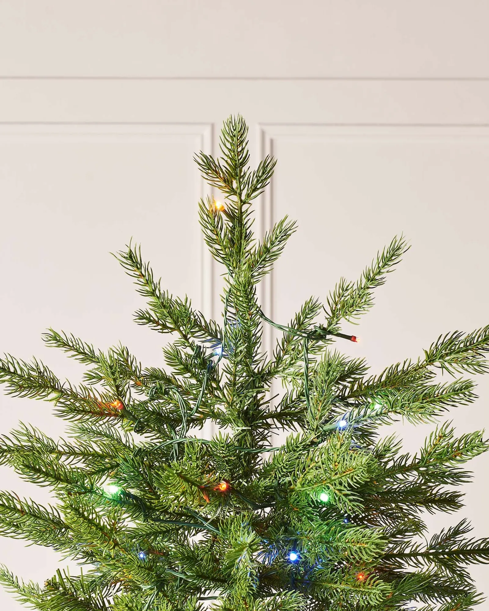 WeRChristmas Pre-Lit Windsor Fir Christmas Tree, Dual Multi Colour, 6 Ft