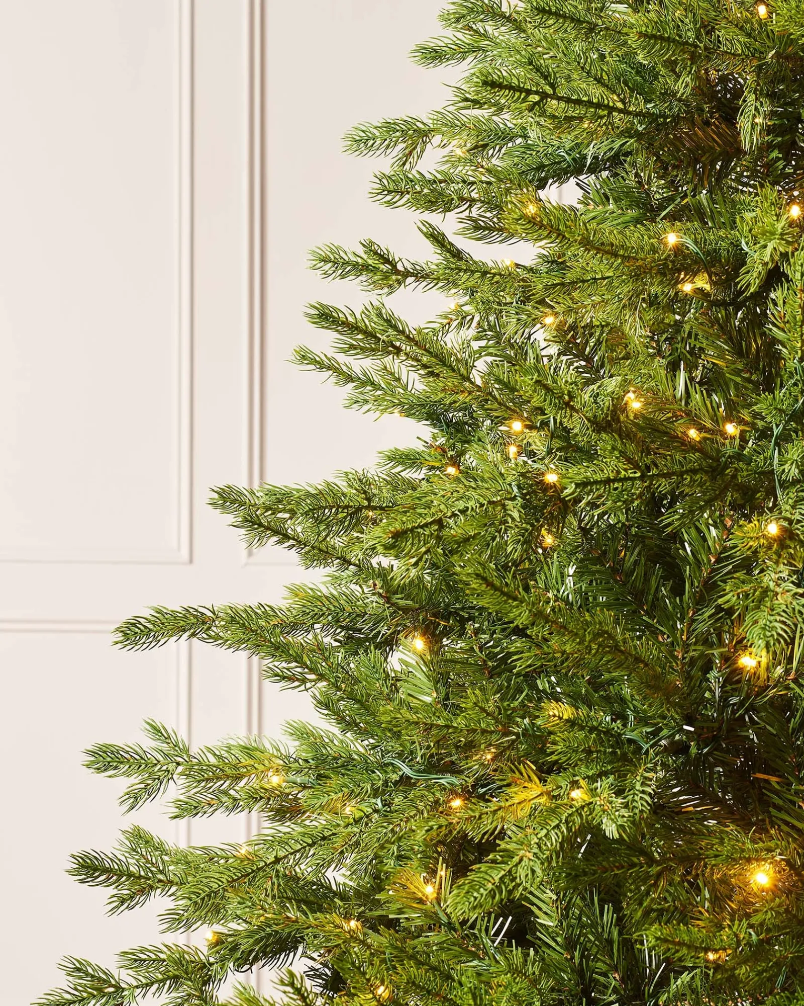 WeRChristmas Pre-Lit Windsor Fir Christmas Tree, Dual Multi Colour, 6 Ft
