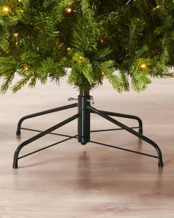WeRChristmas Pre-Lit Windsor Fir Christmas Tree, Dual Multi Colour, 6 Ft