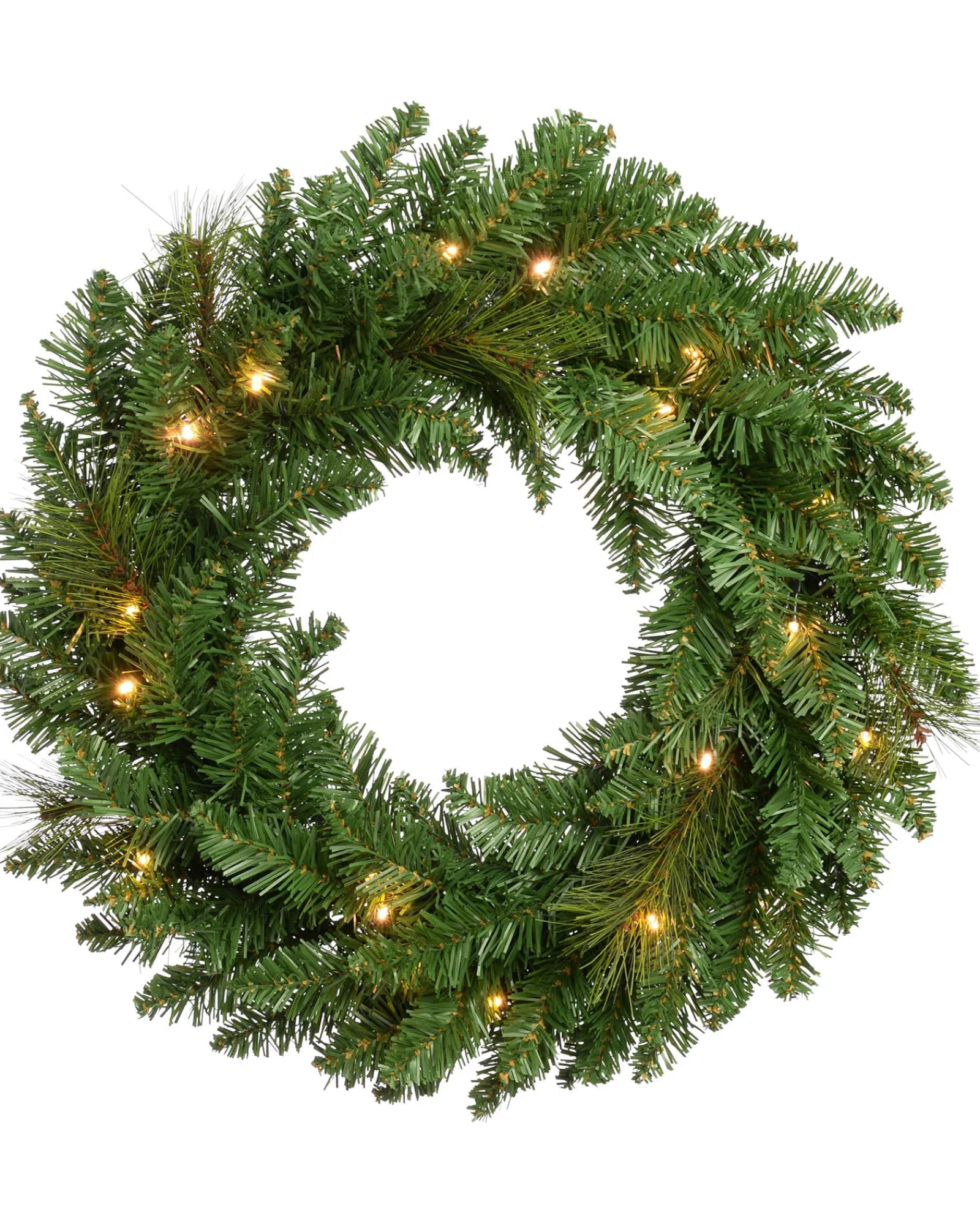 WeRChristmas Pre-Lit Wreath, 60 Cm