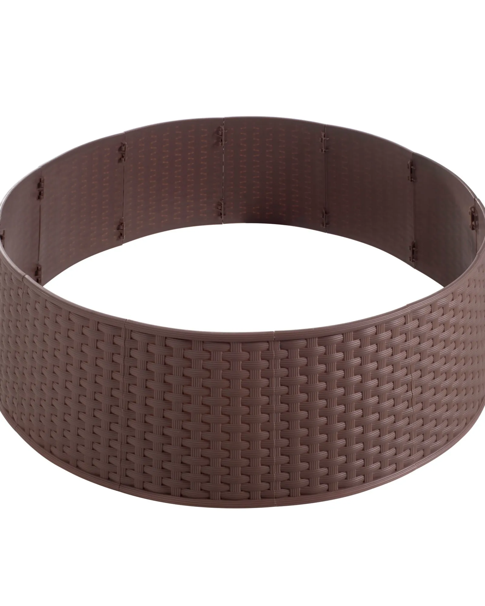 WeRChristmas Rattan Effect Tree Collar, Brown, 65 Cm