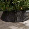 WeRChristmas Rattan Tree Collar, Dark Brown, 65 Cm