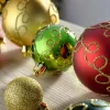 WeRChristmas Red, Gold And Green Shatterproof Baubles, 50 Pack