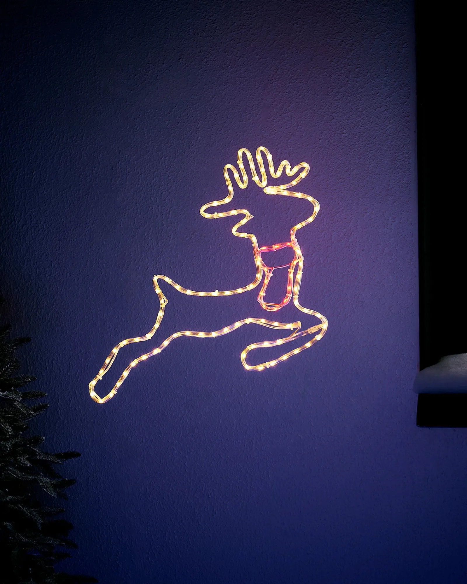 WeRChristmas Reindeer Rope Light Silhouette, 48 Cm