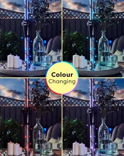WeRChristmas Remote Controlled 400 Colour Changing LED Light String