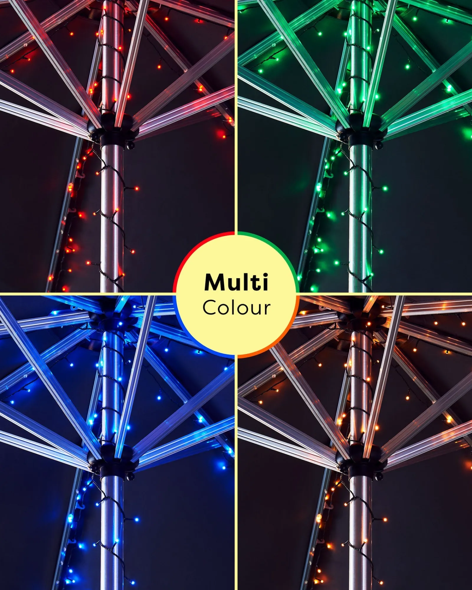 WeRChristmas Remote Controlled 400 Colour Changing LED Light String