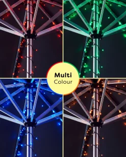WeRChristmas Remote Controlled 400 Colour Changing LED Light String