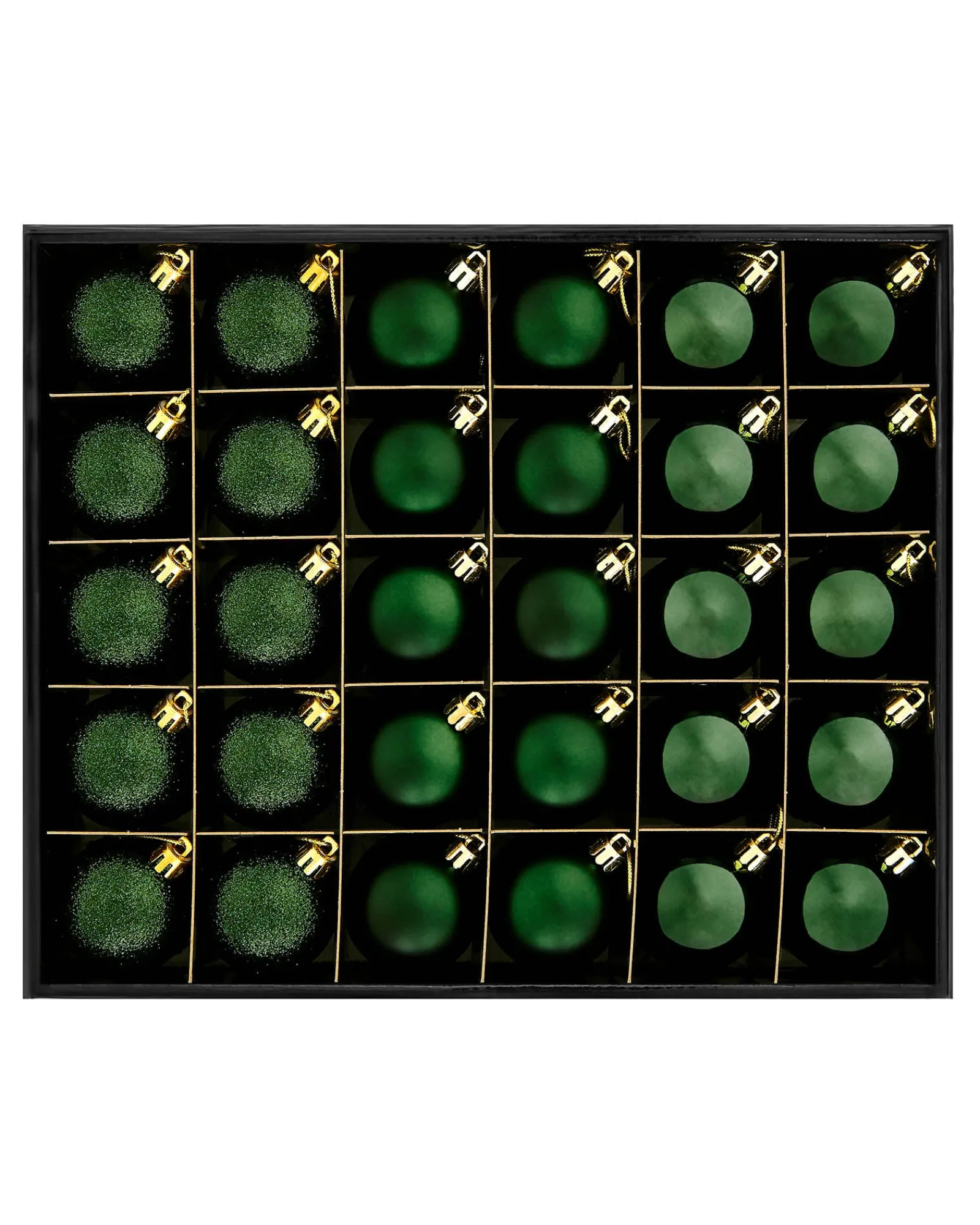 WeRChristmas Sage Green Shatterproof Bauble, 50 Pack