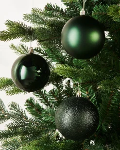WeRChristmas Sage Green Shatterproof Baubles, 9 Pack, 10 Cm