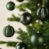 WeRChristmas Sage Green Shatterproof Baubles, 16 Pack, 8 Cm