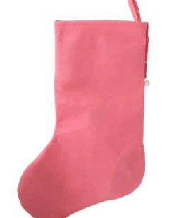 WeRChristmas Santa Stocking, Pink/Purple, 48 Cm