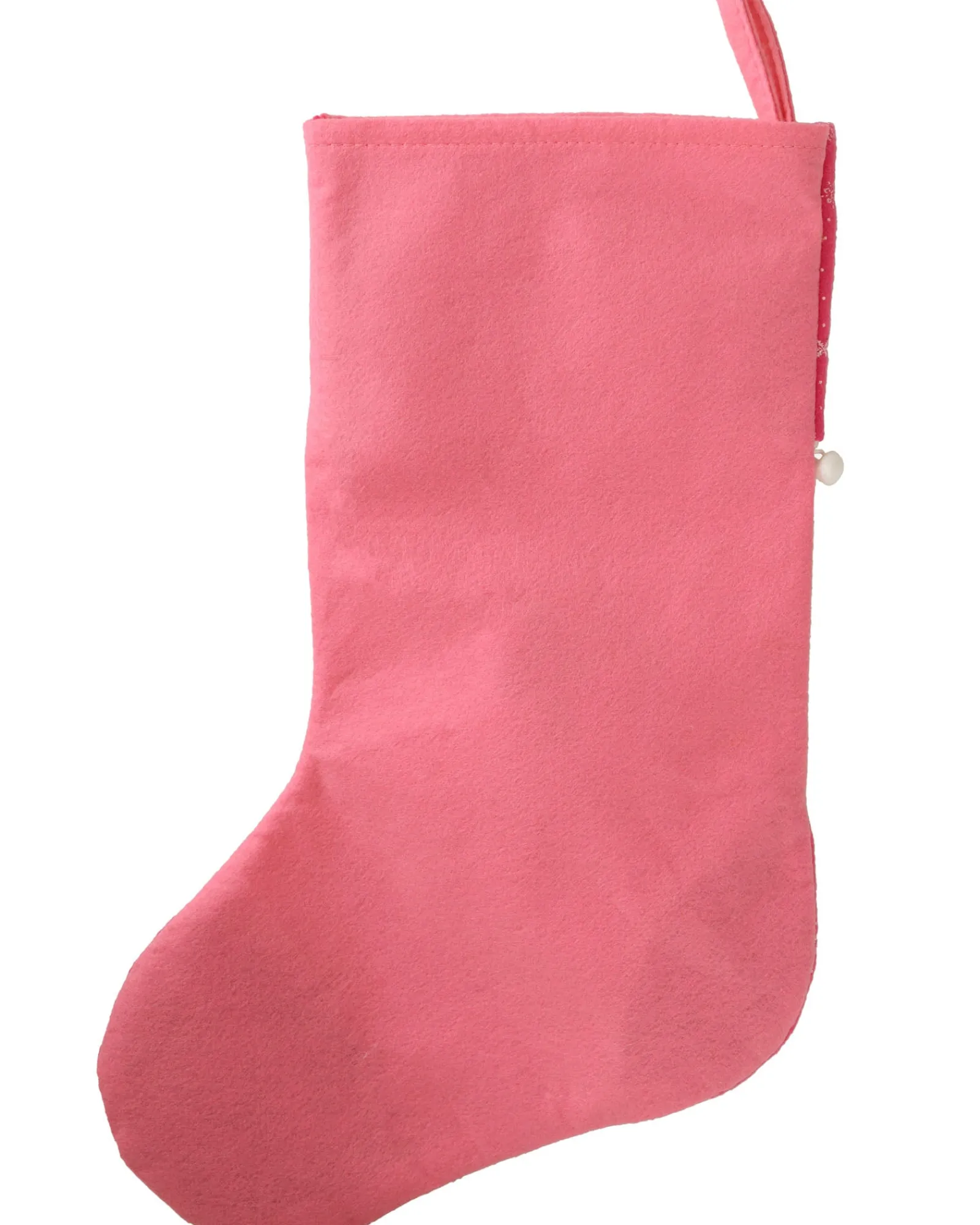 WeRChristmas Santa Stocking, Pink/Purple, 48 Cm
