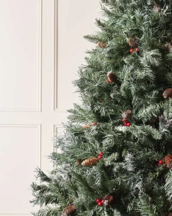 WeRChristmas Scandinavian Blue Spruce Christmas Tree, 7 Ft
