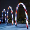 WeRChristmas Set Of 4 Candy Cane Arch Pathway Stake Lights, 50 Cm