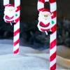 WeRChristmas Set Of 3 Candy Cane Pathway Stake Lights, 60 Cm