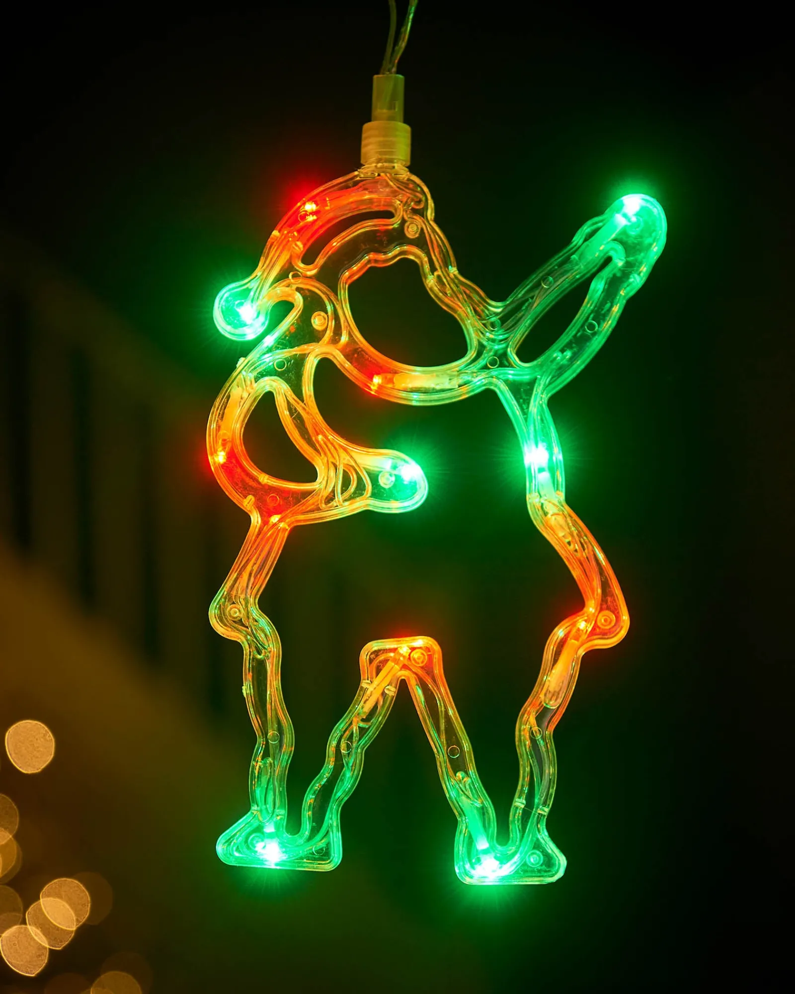 WeRChristmas Set Of 6 Characters Rope Light Silhouette, Green, 5 M