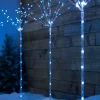 WeRChristmas Set Of 4 Firework Pathway Stake Lights, 96 Cm