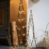 WeRChristmas Set Of 2 Geometric Christmas Tree Cones, 60 Cm