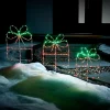 WeRChristmas Set Of 3 Giftbox Pathway Stake Lights, 40 Cm