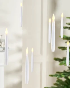 WeRChristmas Set Of 10 LED Hanging Candles, 15 Cm