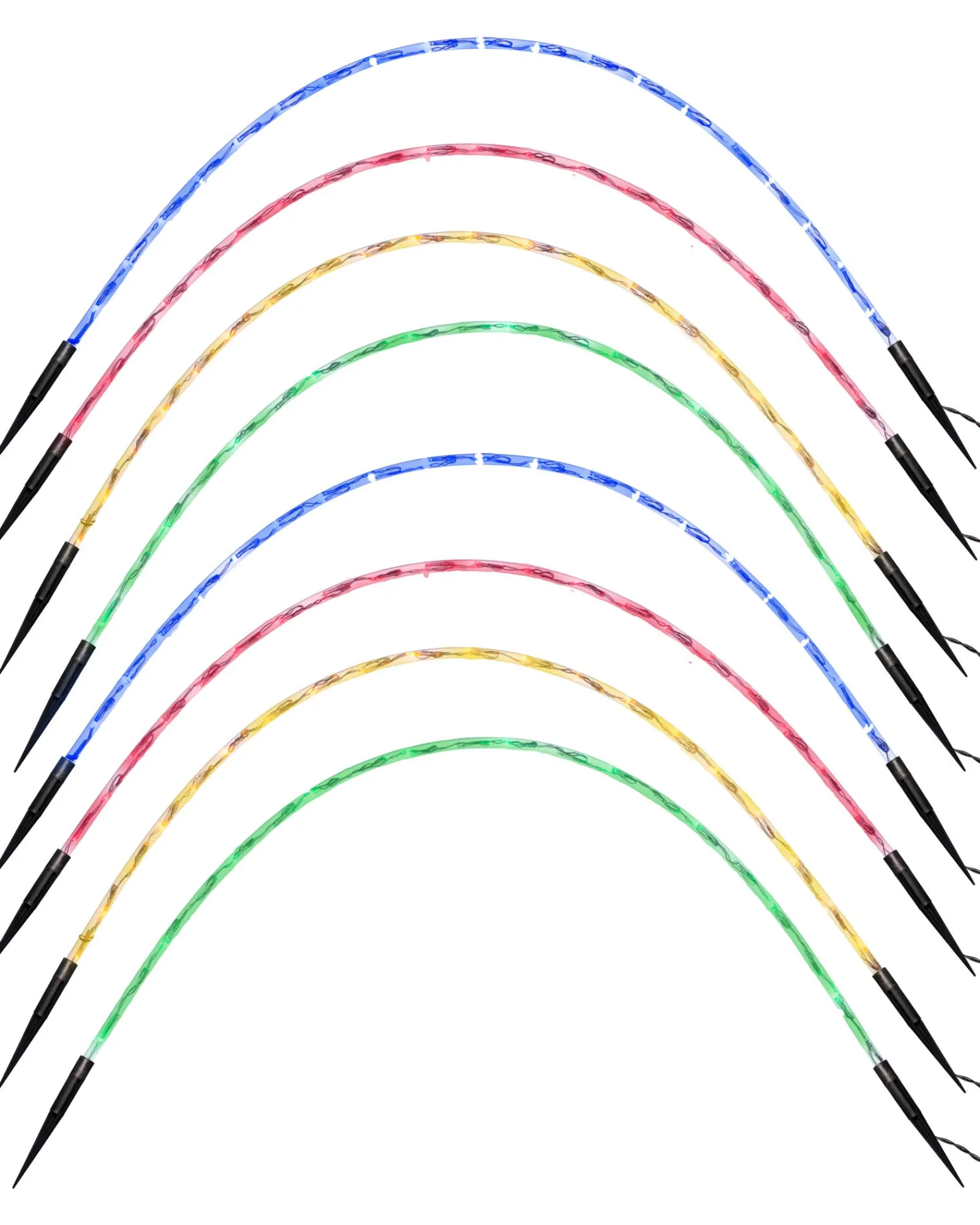 WeRChristmas Set Of 8 Pre-Lit Arch Pathway Chasing Lights, 92 Cm