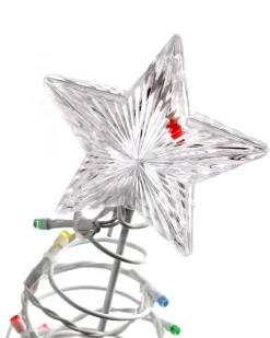 WeRChristmas Set Of 4 Spiral Trees Rope Light Silhouette, 55 Cm