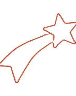 WeRChristmas Shooting Star Neon Rope Light Silhouette, 70 Cm