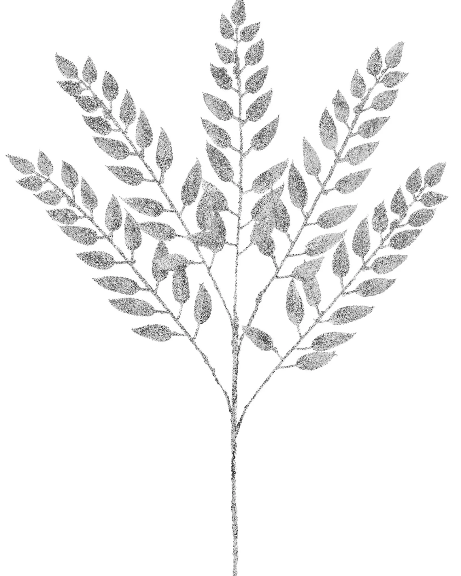 WeRChristmas Silver Leaf Christmas Tree Spray, 73 Cm