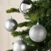 WeRChristmas Silver Shatterproof Baubles, 9 Pack, 10 Cm