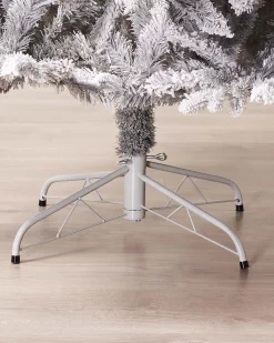 WeRChristmas Snow Flocked Grey Fir Christmas Tree, 6 Ft