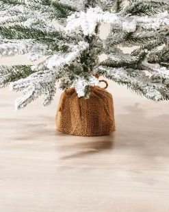 WeRChristmas Snow Flocked Potted Christmas Tree, 2 Ft