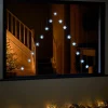 WeRChristmas Snowflake Curtain Net Light, White, 1.2 M