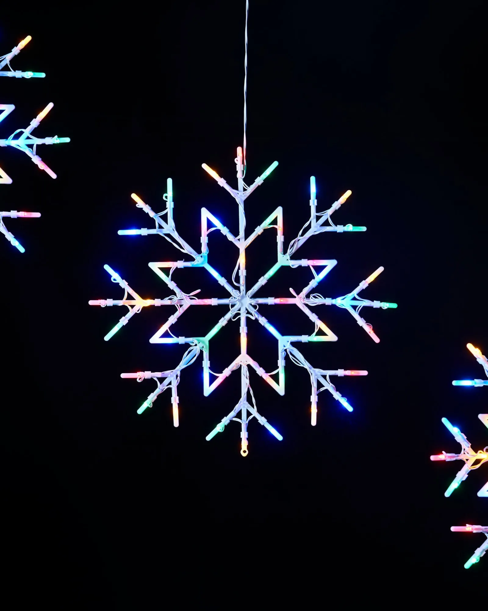 WeRChristmas Snowflake Silhouette, Multi-Coloured, 36 Cm