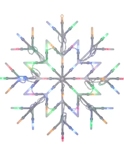 WeRChristmas Snowflake Silhouette, Multi-Coloured, 36 Cm