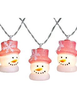 WeRChristmas Snowman LED Light String, 1.8 M