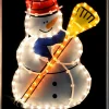 WeRChristmas Snowman Rope Light Silhouette, 42 Cm
