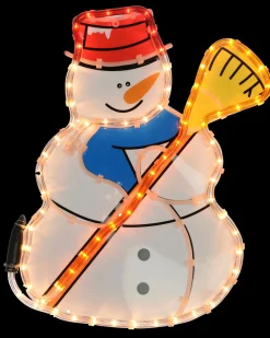 WeRChristmas Snowman Rope Light Silhouette, 42 Cm